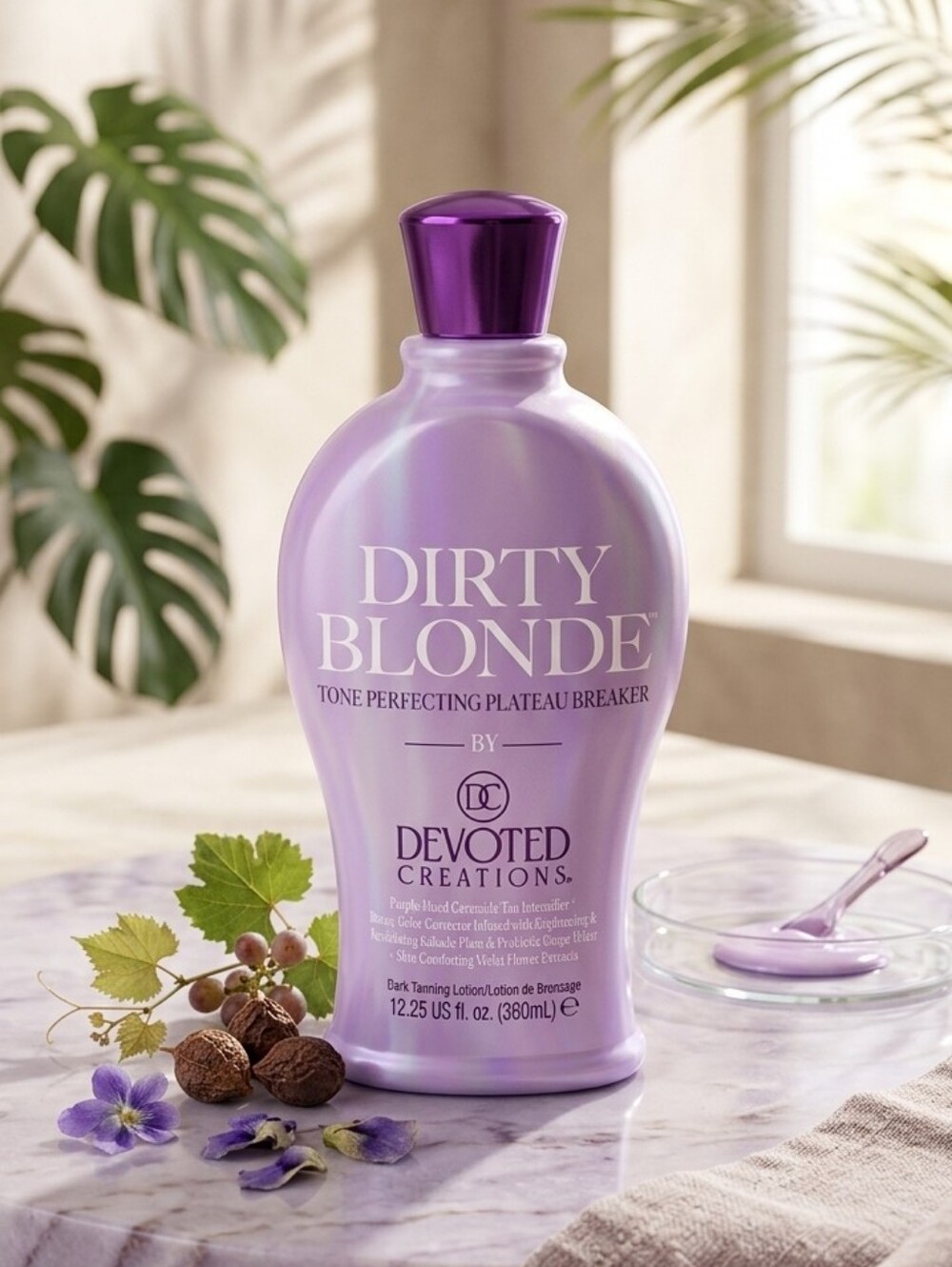 Devoted Creations Dirty Blonde Purple-Hued Ceramide Tan Intensifier
